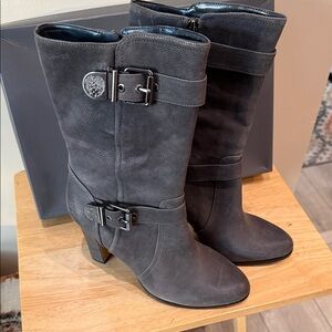 Vince Camuto Stylish Gray Women's Boots - Size 11 M